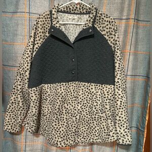 Plus size Sherpa fleece